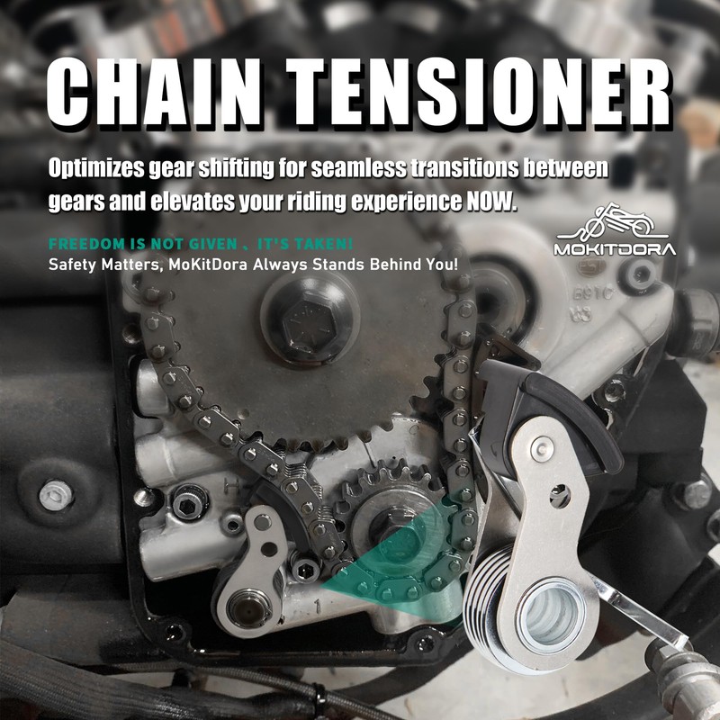 MoKitDora Inner/Outer Twin Cam Chain Tensioner for 1999-2006 Harley Softail