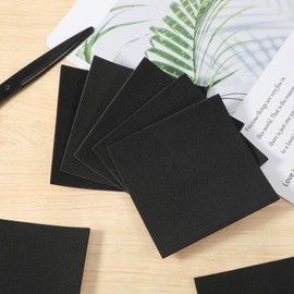 22 Pcs Black Foam Padding Sheet with Adhesive Backing, 4" x 4" x 1/16" Self Stick Anti-Slip, Anti-Vibration Soundproof Foam Squares Sheets for Furniture, Cars, Speakers, DIY Crafts, Home Office Use