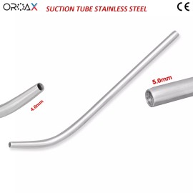 OROAX 4mm-5mm ENT Suction Cannula Tube for Ear Nose VET Aspiration Pipe Tool OROAX