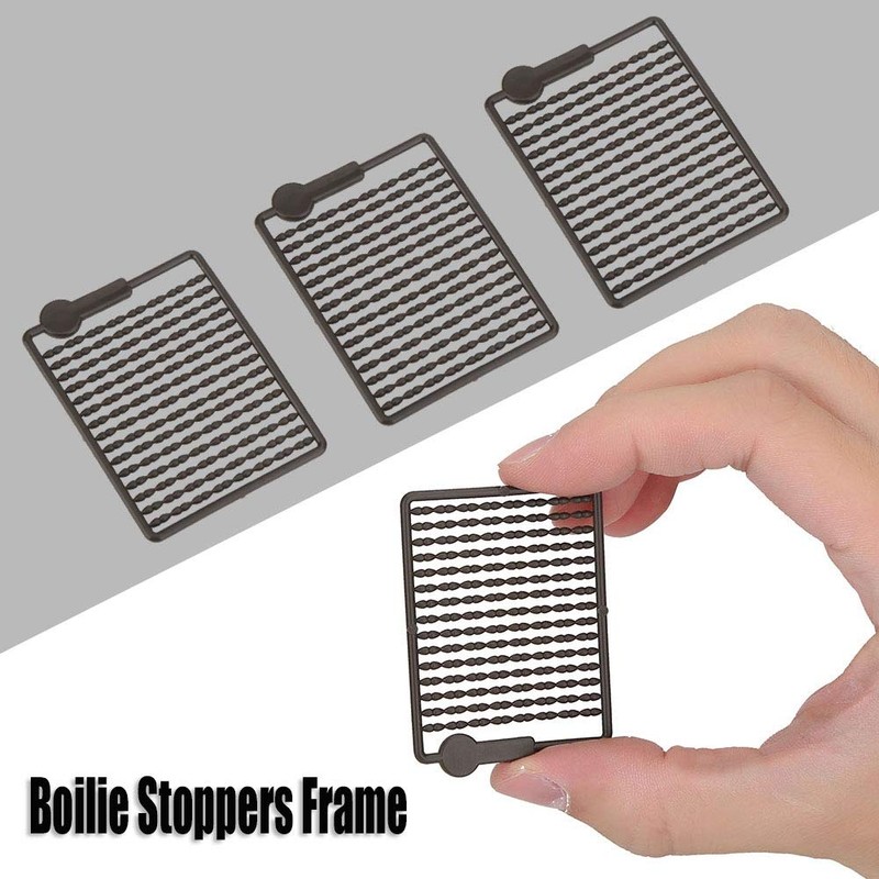 Bait Stops Frame 10Pcs ABS Carp Stopper Hair Rig, Boilie