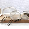Graduated Stainless Steel Mesh Strainer Set - Black - Set