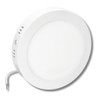 JANDEI 12W LED Surface Downlight Round Matte White Aluminum Ring