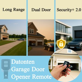 2 Replacement for liftmaster Chamberlain Sears Craftsman Garage Door Opener Remote Keychain 893MAX 893LM 891LM 371LM 373LM 971LM 973LM