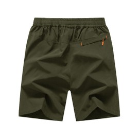 TBMPOY - Pantalones cortos para hombre de 7 pulgadas / 9 pulgadas, para correr, senderismo, secado rápido, atlético, gimnasio, deportes al aire última intervensión, 3 bolsillos con cierre,