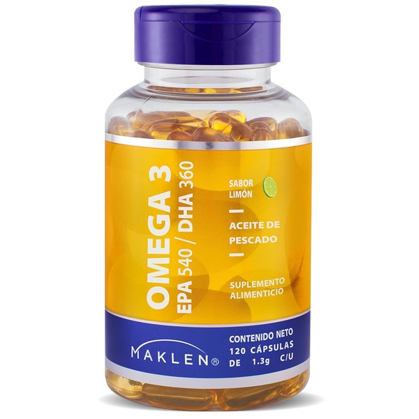 Maklen Omega 3 - EPA 540 y DHA 360 -