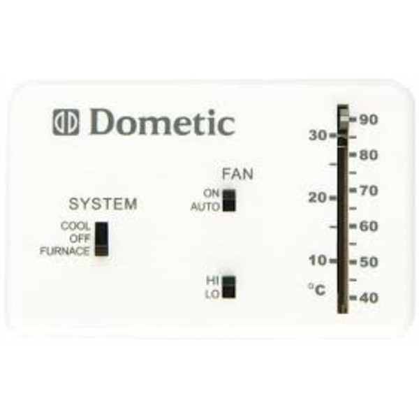 Dometic 3106995.032 OEM Thermostat 6-Wire Analog Control Heat & Cool | Replacement for The Duo-Therm 3106995.032 Thermostat.