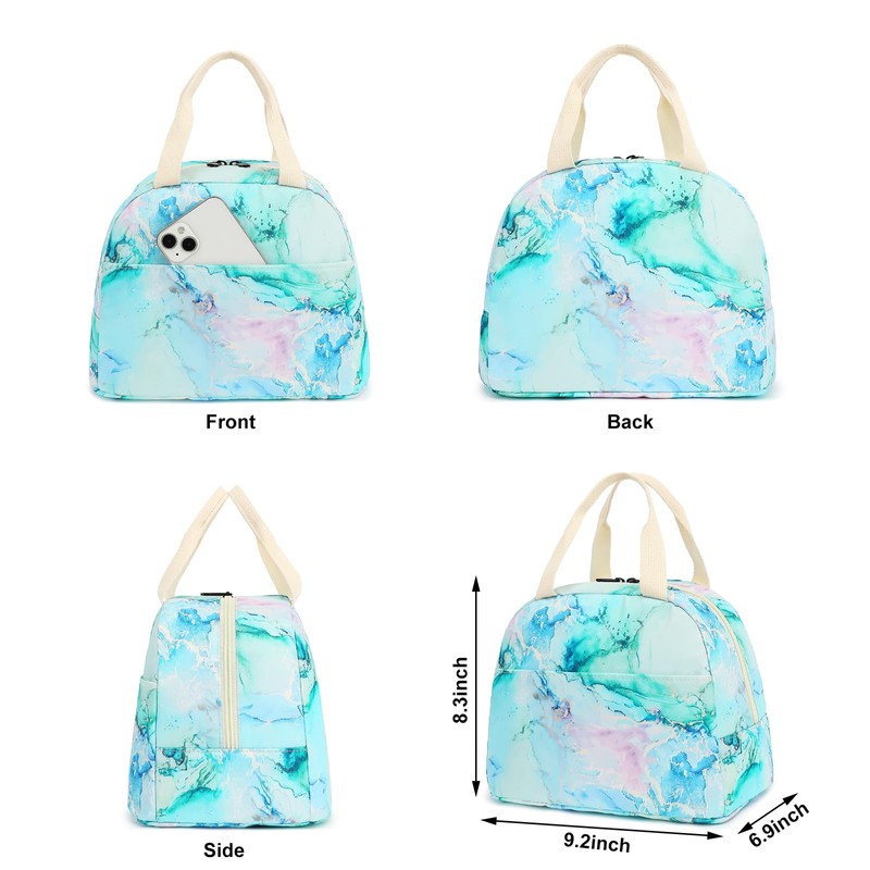 Lunch Bag for Girls Women, Reusable Insulated Lunch Tote Lunch