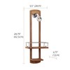 AquaTeak The Original Moa Small Teak Shower Caddy