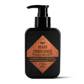 Beard Conditioner for Men - Leave in Conditioner Men Beard Softener for Men - Part of a Beard Care Kit for Men along with Beard Oil, Beard Balm, Beard Wash - Sandalwood Beard Conditioner Leave In 5 Oz