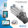 Veni Masee Winter Touchscreen Gloves, Snow Flower Print, Keep Warm,