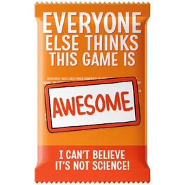 Everyone Else Thinks This Game is Awesome! I Can't Believe It's Not Science Expansion | from Pan-Universal Galactic Worldwide & Cryptozoic | 100 Extra Space Facts | Trivia Game for 2-8 Players 14+