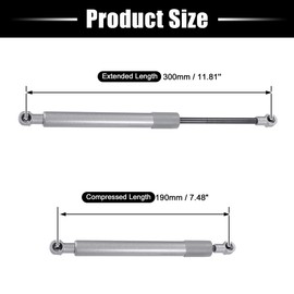 QUARKZMAN 2 pieces gas pressure damper 250N gas damper universal gas lift 300 mm compression spring shock absorber