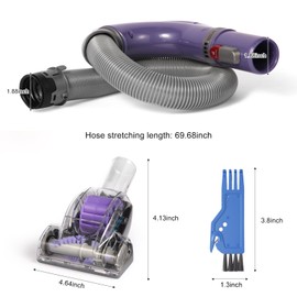 Upgraded Replacement Hose Handle Pet Hair Power Brush Tool Attachment for Shark Navigator Lift Away NV360 NV350 NV351 NV352 NV355 NV356 NV357 NV358 NV370 UV541 NV390 NV391 NV392 CU520 113FFJ Purple