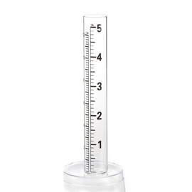 Evergreen Garden Glass Replacement Rain Gauge Tubes Maximum 5 Inches Measurement Set of 2
