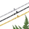 Mens & Womens Figaro Chain Gold 20 inch Rapper Necklace