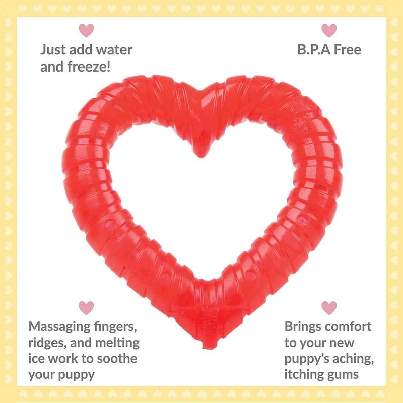 SmartPetLove Snuggle Puppy Teething Toys - Naturally Soothe and Provide