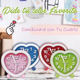 J.H. Company Reloj Despertador Analogico Alarma Kawaii Cute 12024 N*