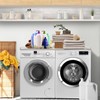 GLDZI Washer Dryer Countertop with Non-Slip Pad, Wood Washer and