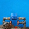 MEASUREMAN 3/4" Non-Pulsed Single-Jet Gallon Water Meter Blue Brass Body