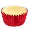 Mombake Standard Red Foil Cupcake Cases Muffin Baking Cups for
