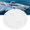 Deck Plate, 6in Deck Plate Inspection Hatch Cover Round White