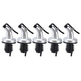 5 Boquillas de Aceite de Oliva para Fugas, Vertedor de Botella de Aceite, Botella de Aceite a Prueba de Boquilla, Tapón de Botella de Vinagre de Vino Seguro, Boquilla de Botella