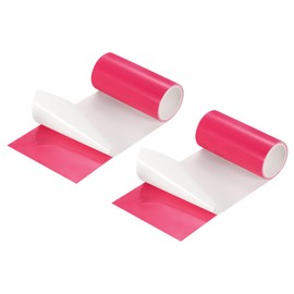 MECCANIXITY Inflatable Patch Repair Kit 4 in x 5 Ft, 2 Pcs TPU Pool Patches Repair Tape for Air Mattress, Bounce House, Swimming Pool, Red