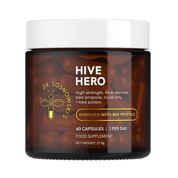 Dr Sosnowski's Hive Hero Bee Propolis, Royal Jelly, Bee Pollen