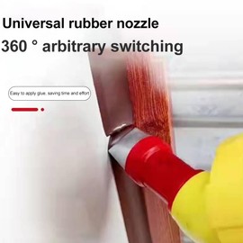 29Pcs Universal Integrated Rubber Nozzle Tool Kit,Reusable Caulking Caulk Nozzle Applicator Finisher,Easy Caulking Finisher Set with Base,for Kitchen Bathroom Brick Joint