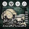 Halloween Party Tableware Set for 20 Guests, Party Decors Dinnerware