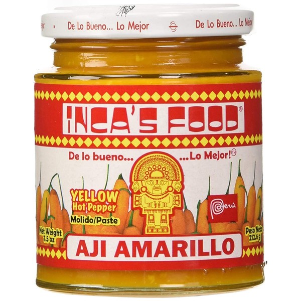 Inca's Food Aji Amarillo Pasta de pimienta amarilla caliente