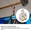 Double Swivel Climbing Pulley Pulley Wheel Double Pulley Rope Pulley