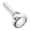 Tuba Mouthpiece, Classic Sousaphone Mouthpiece, Silver Plated, Music Practice Standard