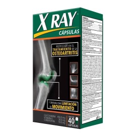 X ray Tratamiento Osteoartritis 40 Cápsulas Coadyuvante Sabor Sin sabor