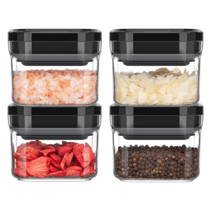 MR.SIGA 4 Pack Airtight Food Storage Container Set, BPA Free
