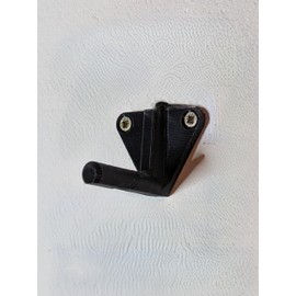 Invisible Bicycle Wall Mount | Compatible with Racing and Engraving Bikes with 12 mm Thru Axle (White, 12 mm)
