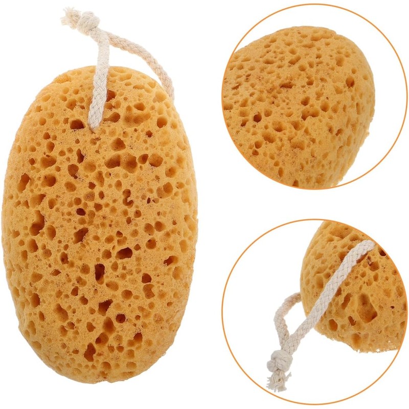 Esponjas de baño exfoliantes BAZEITFLOW – 2 pzas para ducha