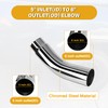 5 Inch (ID) Diesel Exhaust Elbow Tip, Turn Down Exhaust