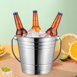 Folpus Ice Bucket Snack Bucket Champagne Bucket Beverage Chilling Ice Container for Buffet Cocktail Outdoor Activities Entertaining, 1500ML