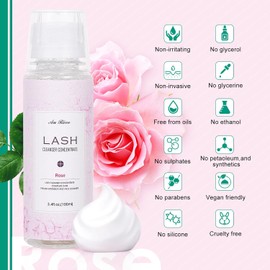 Concentrado Limpiador De Pestañas 100 Ml. Champú Para Extensiones De Pestañas Sin Aceite. Champú Para Extensiones De Pestañas Con Cuidado Profesional En Casa. Rinde Para 20 Frascos De 60 Ml. Ch