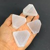 1pcs, 1.8"x2.1", 25g-40g, Selenite Crystal Triangle Shape, B35985