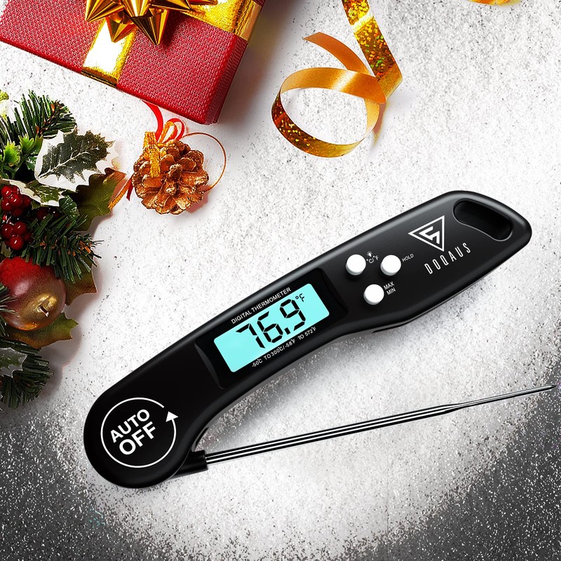 Meat Thermometers, DOQAUS Instant Read Food Thermometers for Cooking, Digital