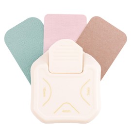 Vaessen Creative 3-in-1 Corner Punch 4-7-10 mm, Cream