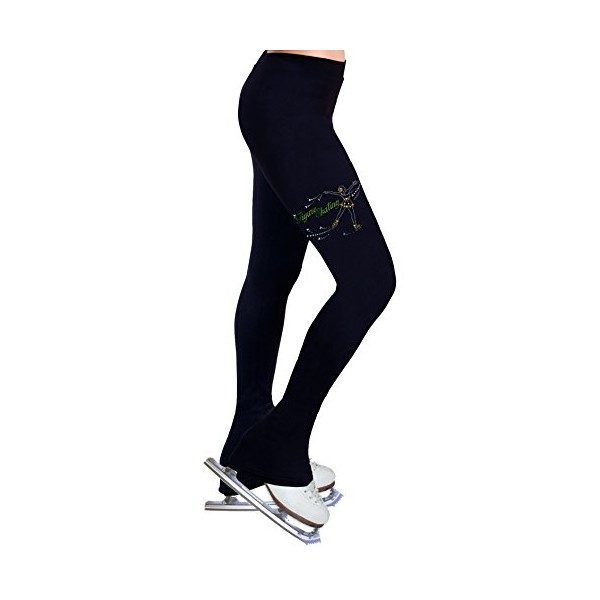 NY2 SPORTSWEAR Figure Skating Practice Pants with Spangles S106 (Child