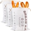 1/2 Pack Plastic Lined Bread Bags for Homemade Bread 13