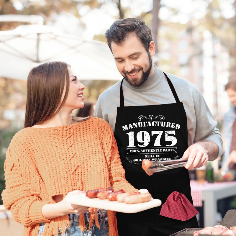 50th Birthday Gift Ideas For Men - BBQ Grilling Apron
