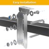 4 Pcs 8 inch Galvanized Swivel Top Bunk Bracket Kit