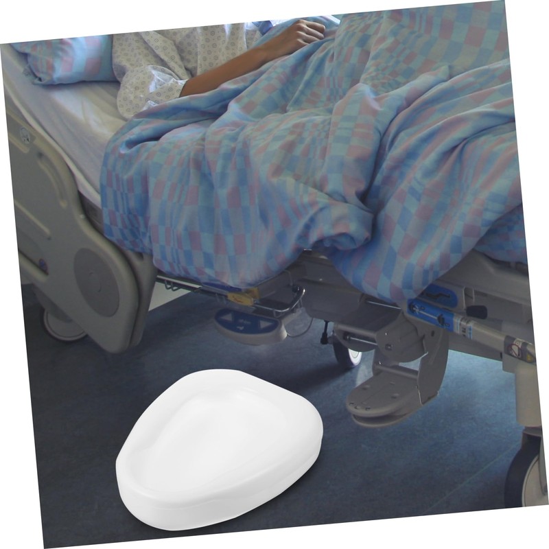 TOVINANNA Heavy Duty Bedpan for Elderly Spill Plastic Bedpan for