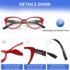 25DU Reading Glasses for Women Blue Light Blocking Ladies Fashion