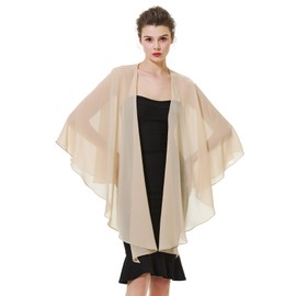 Chiffon Scarf Shawl Warp for Women Bridal Wedding Evening Dress Summer Tops Bridesmaids Party 25 Colors